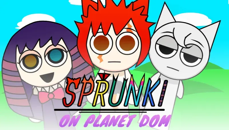 Sprunki on Planet Dom